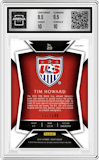 Tim Howard from the 2015-16 Panini Select set featuring a Orange parallel graded by Arena Club and given an overall grade of 10.