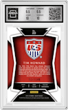 Tim Howard from the 2015-16 Panini Select set featuring a Orange parallel graded by Arena Club and given an overall grade of 10.