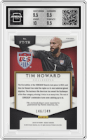 Tim Howard from the 2015-16 Panini Select set featuring a Orange parallel graded by Arena Club and given an overall grade of 10.