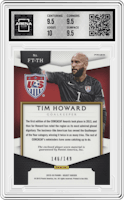 Tim Howard from the 2015-16 Panini Select set featuring a Orange parallel graded by Arena Club and given an overall grade of 10.