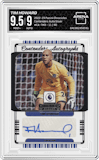Tim Howard from the 2022-23 Panini Chronicles set featuring a Silver parallel graded by Arena Club and given an overall grade of 9.5.