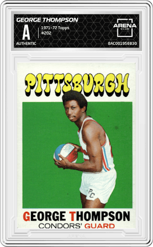 George Thompson from the 1971-72 Topps set graded by Arena Club.