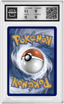 Eevee V from the 2023 Pokemon SWSH set graded by Arena Club and given an overall grade of 10.