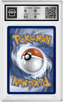 Melmetal EX from the 2023 Pokemon SV set graded by Arena Club and given an overall grade of 10.