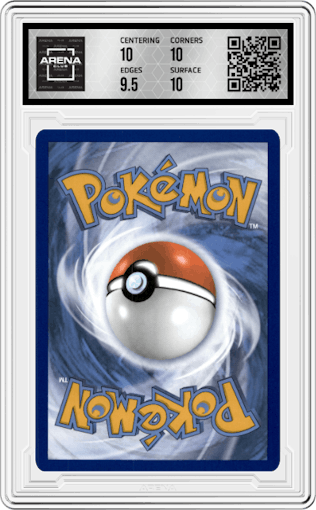 Melmetal EX from the 2023 Pokemon SV set graded by Arena Club and given an overall grade of 10.