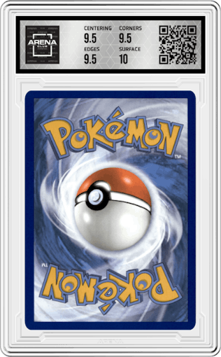 Bidoof from the 2023 Pokemon SWSH set graded by Arena Club and given an overall grade of 10.