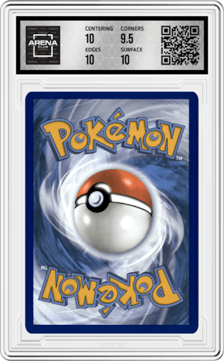 Magnezone from the 2023 Pokemon SWSH set graded by Arena Club and given an overall grade of 10.