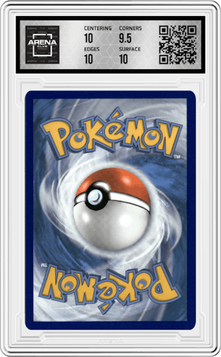 Zamazenta V from the 2022 Pokemon SWSH set graded by Arena Club and given an overall grade of 10.