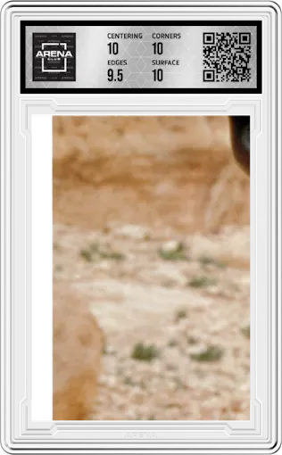 Luke in Disguise! from the 2022 Topps Chrome Star Wars Sapphire set graded by Arena Club and given an overall grade of 10.