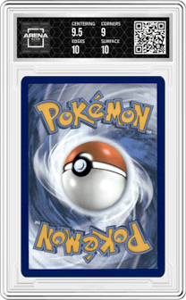 Jynx ex from the 2023 Pokemon SV set graded by Arena Club and given an overall grade of 9.5.