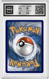 Charizard V from the 2020 Pokemon SWSH set graded by Arena Club and given an overall grade of 10.