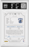 Anthony Davis from the 2012-13 Panini National Treasures set featuring a Jersey Numbers parallel graded by Arena Club and given an overall grade of 9.5.