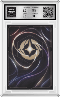 One Jump Ahead from the 2023 Disney Lorcana set featuring a Foil parallel graded by Arena Club and given an overall grade of 10.