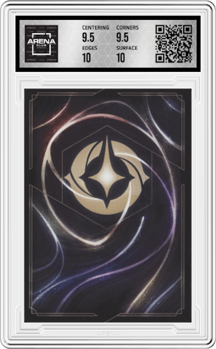 Lefou from the 2023 Disney Lorcana set featuring a Foil parallel graded by Arena Club and given an overall grade of 10.