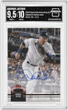 Derek Jeter from the 2022 Topps Stadium Club Members Only Derek Jeter set graded by Arena Club and given an overall grade of 9.5.
