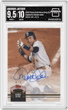 Derek Jeter from the 2022 Topps Stadium Club Members Only Derek Jeter set graded by Arena Club and given an overall grade of 9.5.