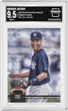 Derek Jeter from the 2022 Topps Stadium Club Members Only Derek Jeter set graded by Arena Club and given an overall grade of 9.5.