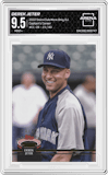 Derek Jeter from the 2022 Topps Stadium Club Members Only Derek Jeter set graded by Arena Club and given an overall grade of 9.5.