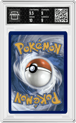 Melmetal EX from the 2023 Pokemon SV set graded by Arena Club and given an overall grade of 9.5.