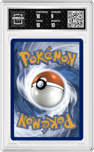 Oricorio from the 2023 Pokemon SWSH set graded by Arena Club and given an overall grade of 9.5.