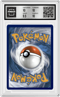 Hisuian Typhlosion VSTAR from the 2022 Pokemon SWSH set graded by Arena Club and given an overall grade of 10.