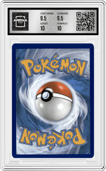 Giratina VSTAR from the 2022 Pokemon SWSH set graded by Arena Club and given an overall grade of 10.