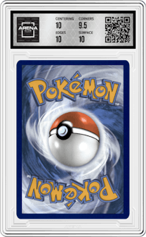Galarian Perrserker V from the 2022 Pokemon SWSH set graded by Arena Club and given an overall grade of 10.