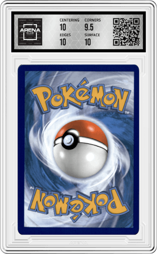 Centiskorch VMAX from the 2022 Pokemon SWSH set graded by Arena Club and given an overall grade of 10.