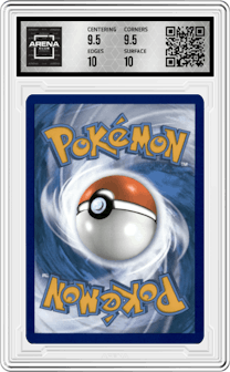 Chien-Pao ex from the 2023 Pokemon SV set graded by Arena Club and given an overall grade of 10.