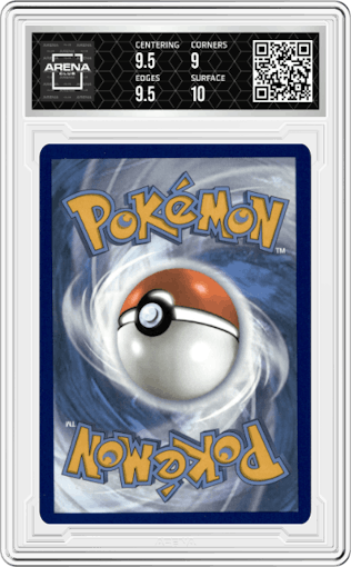 Colress's Experiment from the 2022 Pokemon SWSH set graded by Arena Club and given an overall grade of 9.5.