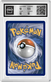 Pikachu from the 2017 Pokemon S&M set graded by Arena Club and given an overall grade of 10.