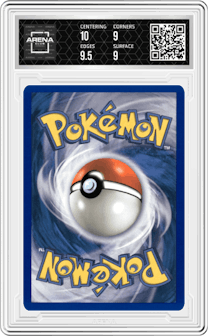 Wigglytuff from the 2006 Pokemon EX set graded by Arena Club and given an overall grade of 9.5.