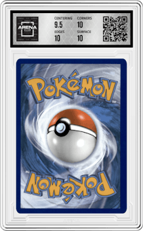 Thorton from the 2022 Pokemon SWSH set graded by Arena Club and given an overall grade of 10.