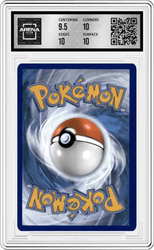 Thorton from the 2022 Pokemon SWSH set graded by Arena Club and given an overall grade of 10.