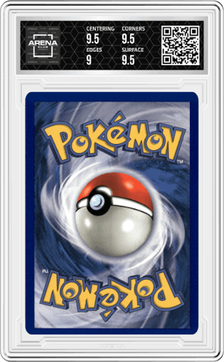 Ditto from the 1999 Pokemon set graded by Arena Club and given an overall grade of 9.5.