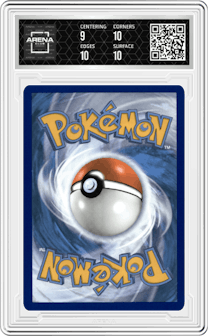 Cynthia's Ambition from the 2022 Pokemon SWSH set graded by Arena Club and given an overall grade of 9.5.