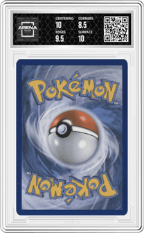 Sharpedo EX from the 2015 Pokemon XY set graded by Arena Club and given an overall grade of 9.