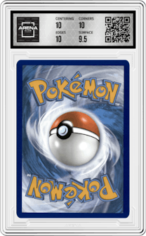 Charizard VSTAR from the 2022 Pokemon SWSH set graded by Arena Club and given an overall grade of 10.