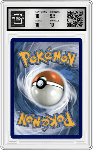 Elesa's Sparkle from the 2021 Pokemon SWSH set graded by Arena Club and given an overall grade of 10.