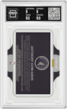 Anthony Edwards from the 2020-21 Panini National Treasures set graded by Arena Club and given an overall grade of 9.5.