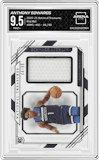 Anthony Edwards from the 2020-21 Panini National Treasures set graded by Arena Club and given an overall grade of 9.5.