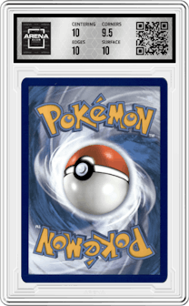 Charizard V  from the 2022 Pokemon SWSH set graded by Arena Club and given an overall grade of 10.