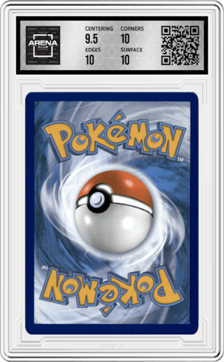 Greedent V from the 2021 Pokemon SWSH set graded by Arena Club and given an overall grade of 10.