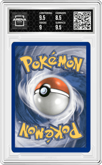 Seedot from the 2006 Pokemon EX set graded by Arena Club and given an overall grade of 9.
