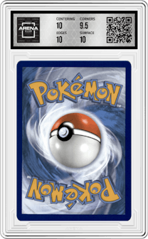 Espeon V from the 2021 Pokemon SWSH set graded by Arena Club and given an overall grade of 10.