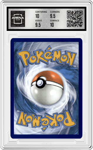 Duskull from the 2023 Pokemon SWSH set graded by Arena Club and given an overall grade of 10.