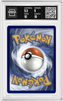 Kangaskhan ex from the 2023 Pokemon SV set graded by Arena Club and given an overall grade of 9.5.