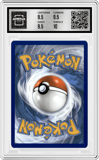 Klara from the 2021 Pokemon SWSH set graded by Arena Club and given an overall grade of 10.