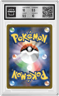Charizard VSTAR from the 2021 Pokemon SWSH JPN set graded by Arena Club and given an overall grade of 10.