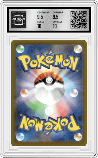 Charizard VSTAR from the 2021 Pokemon SWSH JPN set graded by Arena Club and given an overall grade of 10.